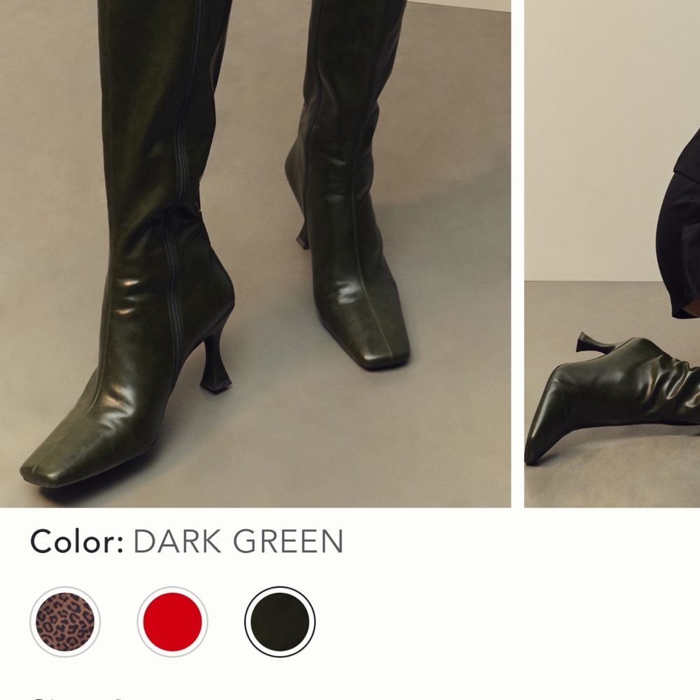 Jeffrey Campbell Olive Heeled Boots